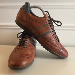 Cycleur de Luxe Brown Leather Lace Up Fashion Sneaker